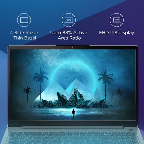 Lenovo IdeaPad 3 Intel Core i3 12th Gen (15.6 inch, 8GB, 512GB, Windows 11, MS Office 2021, Intel UHD, Full HD Display, Arctic Grey, 82RK00VVIN)