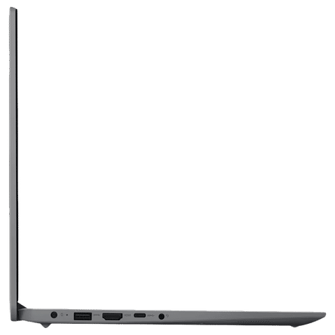 Lenovo Idea Pad 1 15IGL7 Intel Celeron (15.6 inch, 8GB, 256GB, Windows 11 Home, MS Office 2021, Intel UHD Graphics 600, HD Display, Cloud Grey, 82V7009DIN)