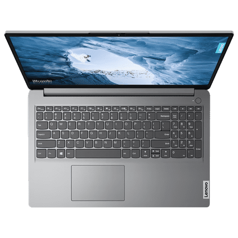 Lenovo Idea Pad 1 15IGL7 Intel Celeron (15.6 inch, 8GB, 256GB, Windows 11 Home, MS Office 2021, Intel UHD Graphics 600, HD Display, Cloud Grey, 82V7009DIN)