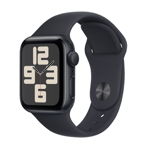 Apple Watch SE GPS with Midnight Sport Band - S/M (40mm Display, Midnight Aluminium Case)