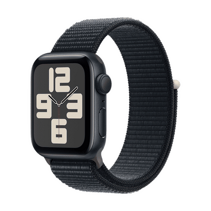 Apple Watch SE GPS with Midnight Sport Loop - S/M (40mm Display, Midnight Aluminium Case)