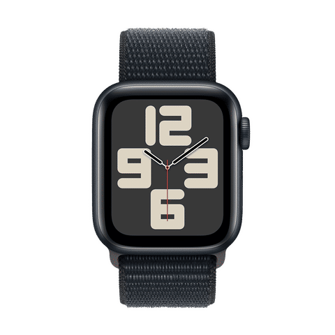 Apple Watch SE GPS with Midnight Sport Loop - S/M (40mm Display, Midnight Aluminium Case)