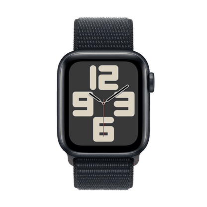 Apple Watch SE GPS with Midnight Sport Loop - S/M (40mm Display, Midnight Aluminium Case)