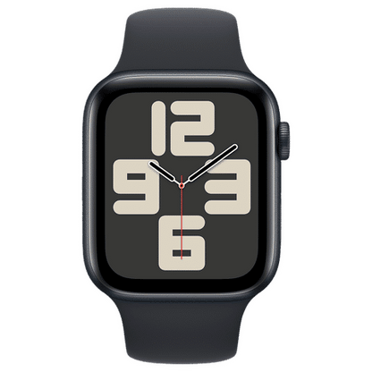 Apple Watch SE with Midnight Sport Band (44mm Retina LTPO OLED Display, Midnight Aluminium Case)