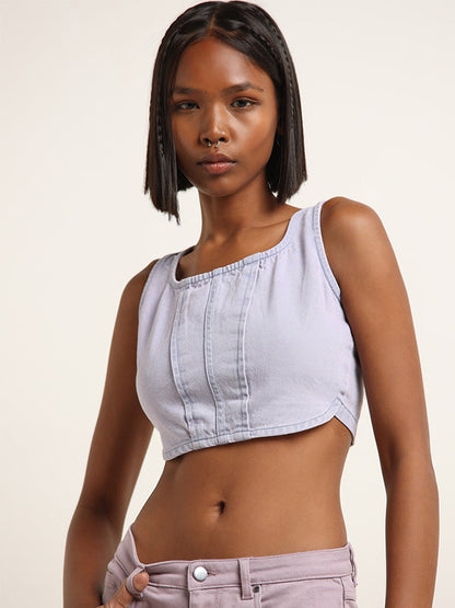 Nuon Lilac Crop Top