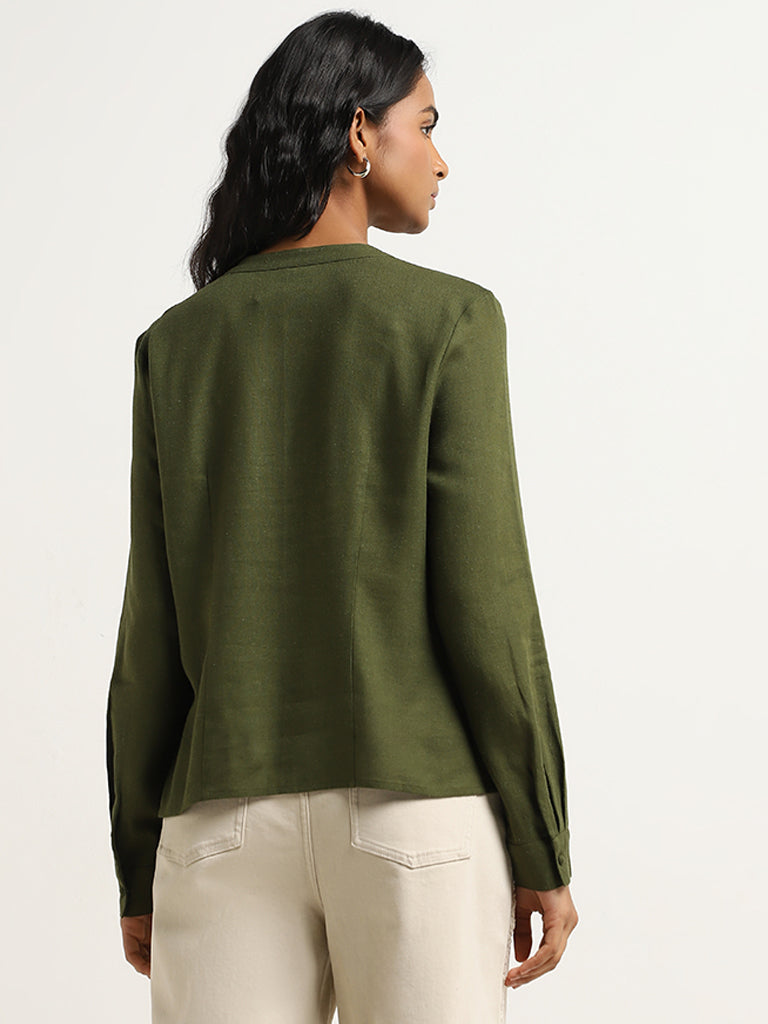 LOV Olive Solid Top