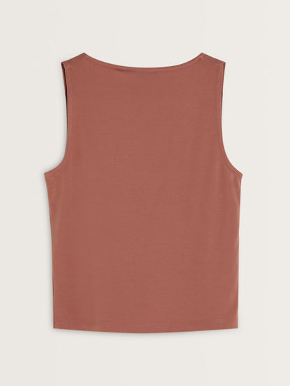 Nuon Light Brown Tank Top