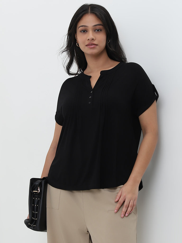 Gia Black Blouse