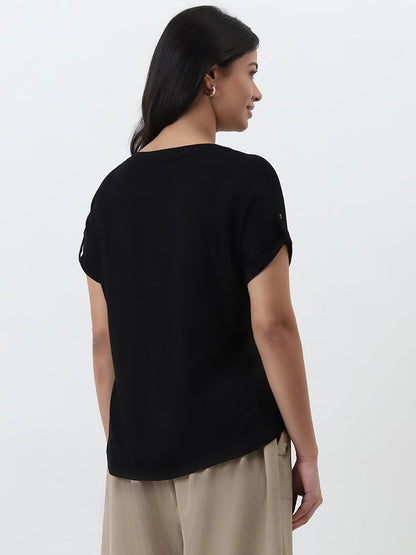 Gia Black Blouse