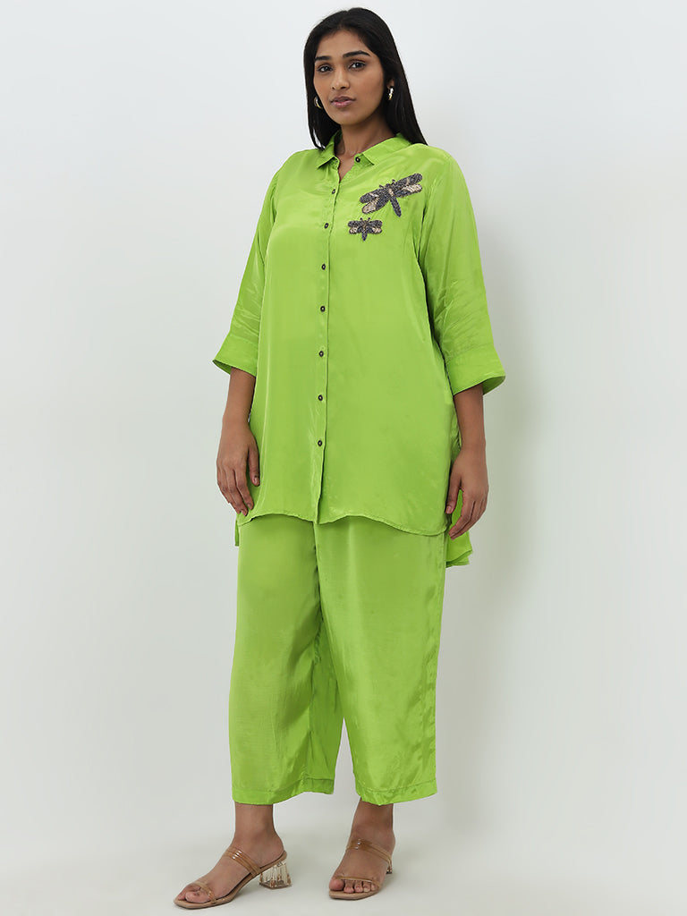 Diza Green High-Rise Palazzos