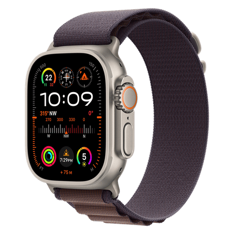 Apple Watch Ultra 2 GPS+Cellular with Indigo Alpine Loop - S (49mm Display, Titanium Case)