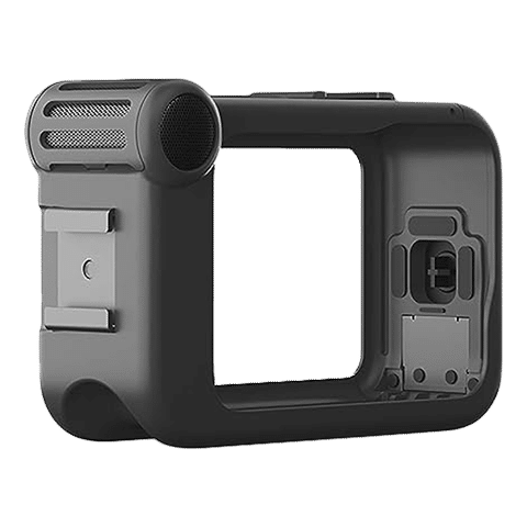 GoPro Camera Media Mod For HERO09 Black, HERO10 Black, HERO11 Black, HERO12 Black (Removable Windscreen, ADFMD-001, Black)