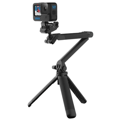 GoPro 3-Way 2.0 49.53cm Adjustable Tripod for Action Camera (360 Degree Rotatable, Black)