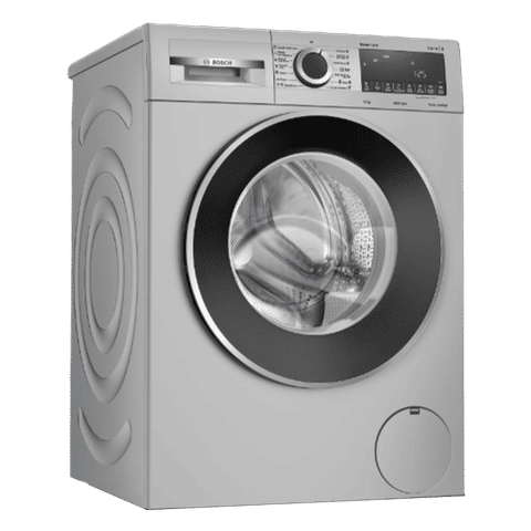 BOSCH 8 kg Fully Automatic Front Load Washing Machine (Serie 6, WGA1340TIN, 10 Wash Programs, Black Grey)P