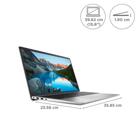 DELL Inspiron 3530 Intel Core i7 13th Gen Thin and Light Laptop (16GB, 512GB SSD, Windows 11, 15.6 inch FHD LED Backlit Display, MS Office 2021, Platinum Silver, 1.65 KG)