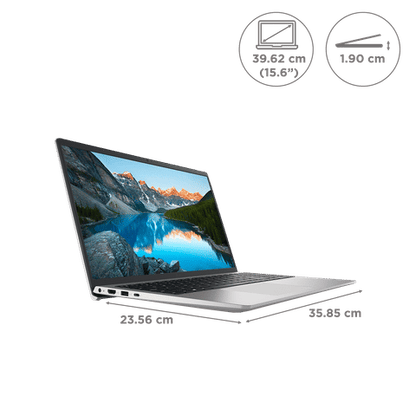 DELL Inspiron 3530 Intel Core i7 13th Gen Thin and Light Laptop (16GB, 512GB SSD, Windows 11, 15.6 inch FHD LED Backlit Display, MS Office 2021, Platinum Silver, 1.65 KG)