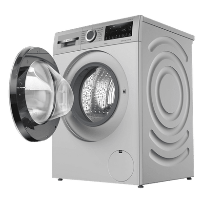 BOSCH 10.5/6 kg 5 Star Fully Automatic Front Load Washer Dryer(Series 6, WNA264U9IN, In-built Heater, Silver)