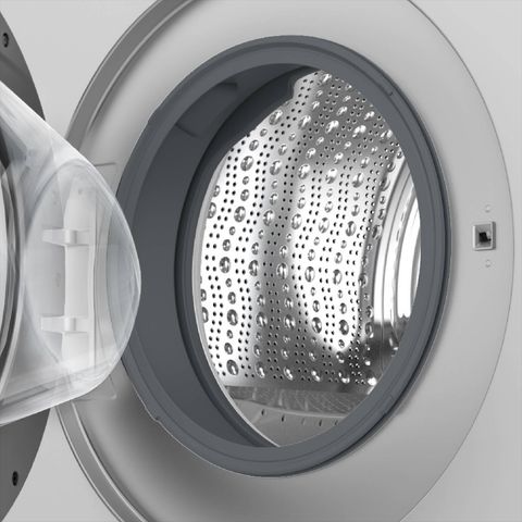 BOSCH 10.5/6 kg 5 Star Fully Automatic Front Load Washer Dryer(Series 6, WNA264U9IN, In-built Heater, Silver)