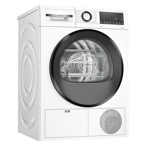 BOSCH 8 kg Fully Automatic Front Load Dryer(Series 4, WPG23100IN, LED Display, White)