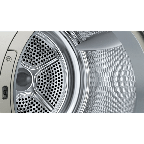 BOSCH 8 kg Fully Automatic Front Load Dryer (Series 4, WPG23108IN, LED Display, Silver Inox)