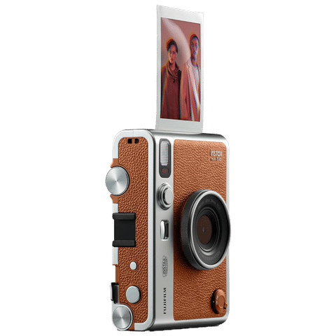 FUJIFILM Instax Mini EVO Instant Camera (Brown)