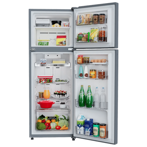 Whirlpool Intellifresh 235 Litres 2 Star Frost Free Double Door Refrigerator with IntelliSense Inverter Technology (21982, Athena Steel)