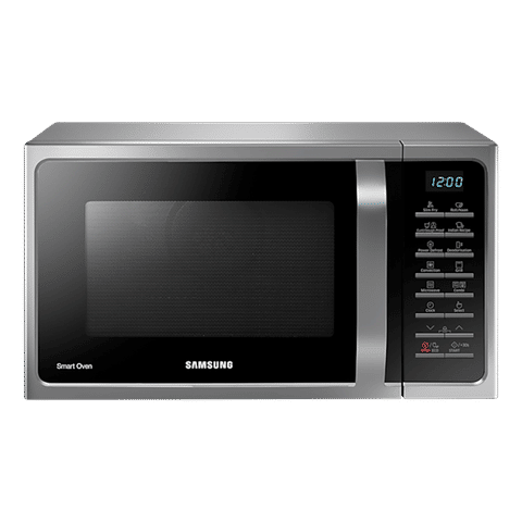 SAMSUNG MC28A5025VS/TL 28L Convection Microwave Oven with Slim Fry Technology (Black)