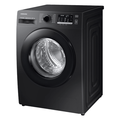 SAMSUNG 9 kg 5 Star Inverter Fully Automatic Front Load Washing Machine (WW90TA046AB1TL, Hygiene Steam, Diamond Drum, Black)