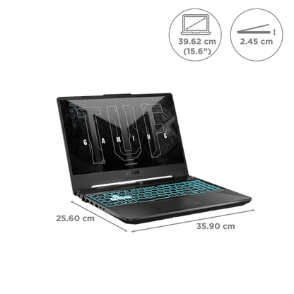 ASUS TUF Gaming Intel Core i5 11th Gen Gaming Laptop (8GB, 512GB SSD, Windows 11 Home, 4GB Graphics, 15.6 inch 144 Hz Full HD IPS Display, NVIDIA GeForce RTX 3050, MS Office 2019, Graphite Black, 2.3 KG)