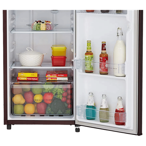 Whirlpool WDE 184 Litres 2 Star Direct Cool Single Door Refrigerator with Insulated Capillary Technology (72680, Wine)