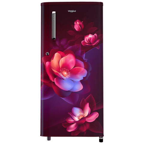 Whirlpool WDE 184 Litres 2 Star Direct Cool Single Door Refrigerator with Insulated Capillary Technology (72680, Wine)