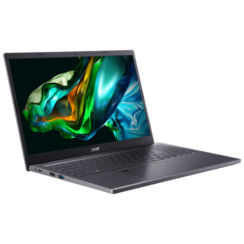 acer Aspire 5 Intel Core i5 13th Gen Gaming Laptop (16GB, 512GB SSD, Windows 11, 4GB Graphics, 15.6 inch 60 Hz FHD IPS Display, NVIDIA GeForce RTX 2050, MS Office 2021, Steel Gray, 1.7 KG)