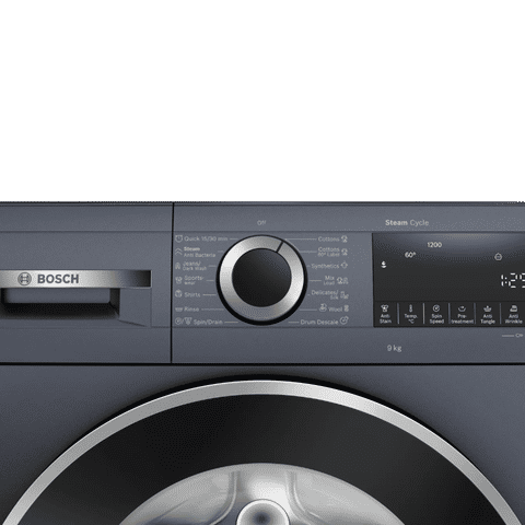 BOSCH 9 kg 5 Star Fully Automatic Front Load Washing Machine (Series 6, WGA1420PIN, Anti Wrinkle Feature, Dark Lake)