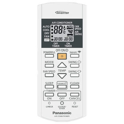 Panasonic EU 7 in 1 Convertible 1.5 Ton 3 Star Inverter Split AC with Temperature Sensors (2024 Model, Copper Condenser, CS/CU-EU18AKY3F)