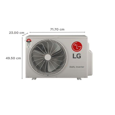 LG TS 6 in 1 Convertible 1 Ton 3 Star Dual Inverter Split AC with HD Filter (2024 Model, Copper Condenser, TS-Q12BNXE.AMLG)