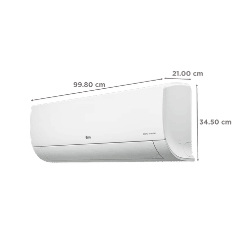 LG TS 6 in 1 Convertible 2 Ton 3 Star Dual Inverter Split AC with 4 Way Swing (2024 Model, Copper Condenser, TS-Q24ENXE)