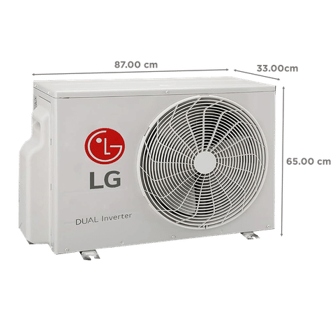 LG TS 6 in 1 Convertible 2 Ton 3 Star Dual Inverter Split AC with 4 Way Swing (2024 Model, Copper Condenser, TS-Q24ENXE)