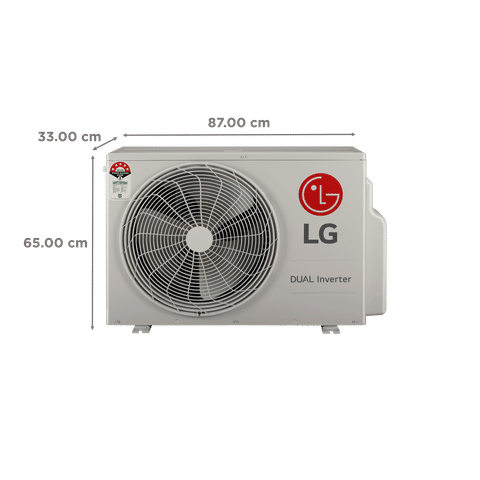 LG TS 5 in 1 Convertible 2 Ton 3 Star Dual Inverter Split AC with HD Filter (2024 Model, Copper Condenser, TS-H24VNXE.ANLG)