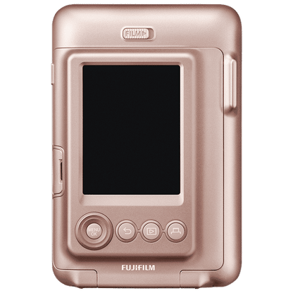 FUJIFILM Instax Mini LiPlay Instant Camera with 10 Instant Films (Blush Gold)