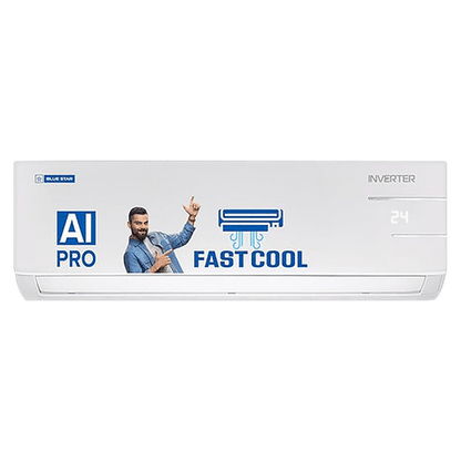 Blue Star Y Series 5 in 1 Convertible 1 Ton 5 Star Inverter Split AC with Turbo Cool (2023 Model, Copper Condenser, IC512YNUR)