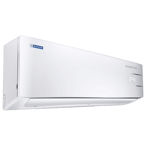 Blue Star Y Series 5 in 1 Convertible 1 Ton 5 Star Inverter Split AC with Turbo Cool (2023 Model, Copper Condenser, IC512YNUR)