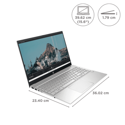 HP Pavilion 15-eh1047AU AMD Ryzen 5 Laptop (16GB, 1TB SSD, Windows 11 Home, 15.6 inch Full HD IPS Display, MS Office 2021, Natural Silver, 1.75 KG)