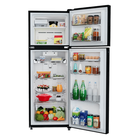 Whirlpool Neofresh 235 Litres 2 Star Frost Free Double Door Refrigerator with Intellisense Inverter Technology (22052, Crystal Black)