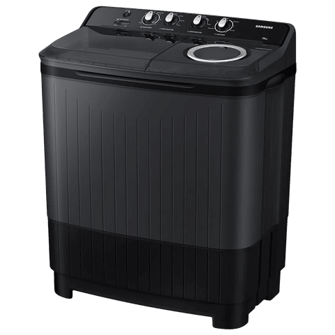 SAMSUNG 7.5 kg 5 Star Semi Automatic Washing Machine with Hexa Storm Pulsator (WT75B3200GD/TL, Dark Grey)