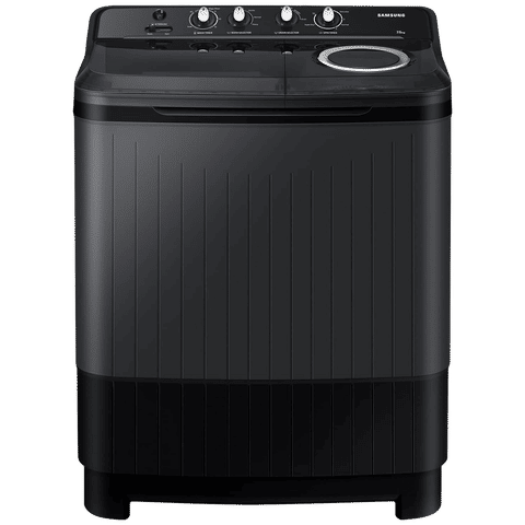 SAMSUNG 7.5 kg 5 Star Semi Automatic Washing Machine with Hexa Storm Pulsator (WT75B3200GD/TL, Dark Grey)