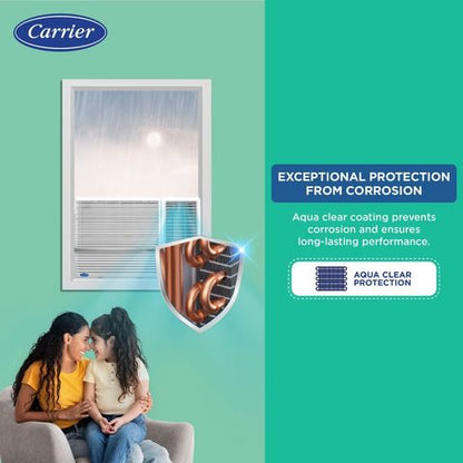 Carrier ESTRELLA EXi 1.5 Ton 3 Star Inverter Window AC (2024 Model, Copper Condenser, Dust Filter, CIW18EC3R34F0)