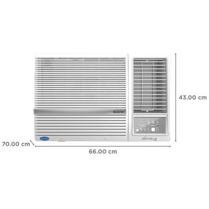 Carrier ESTRELLA EXi 1.5 Ton 3 Star Inverter Window AC (2024 Model, Copper Condenser, Dust Filter, CIW18EC3R34F0)