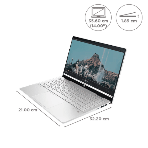 HP Pavilion X360 Intel Core i3 12th Gen Touchscreen 2-in-1 Laptop (8GB, 512GB SSD, Windows 11 Home, 14 inch Full HD IPS Display, MS Office 2021, Natural Silver, 1.51 KG)