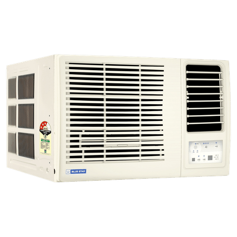 Blue Star L Series 1 Ton 3 Star Fixed Speed Window AC (2024 Model, Copper Condenser, Dust Filter, WFD312L)