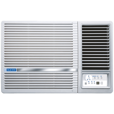 Blue Star L Series 1.5 Ton 3 Star Fixed Speed Window AC (2024 Model, Copper Condenser, Dust Filter, WFD318L)